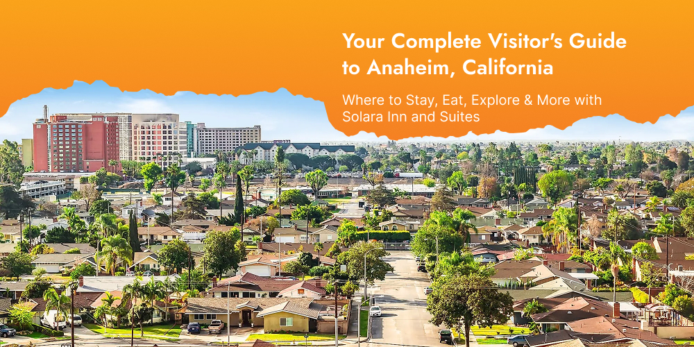 Your Complete Visitor's Guide to Anaheim, California — Where to Stay, Eat, Explore & More with Solara Inn and Suites