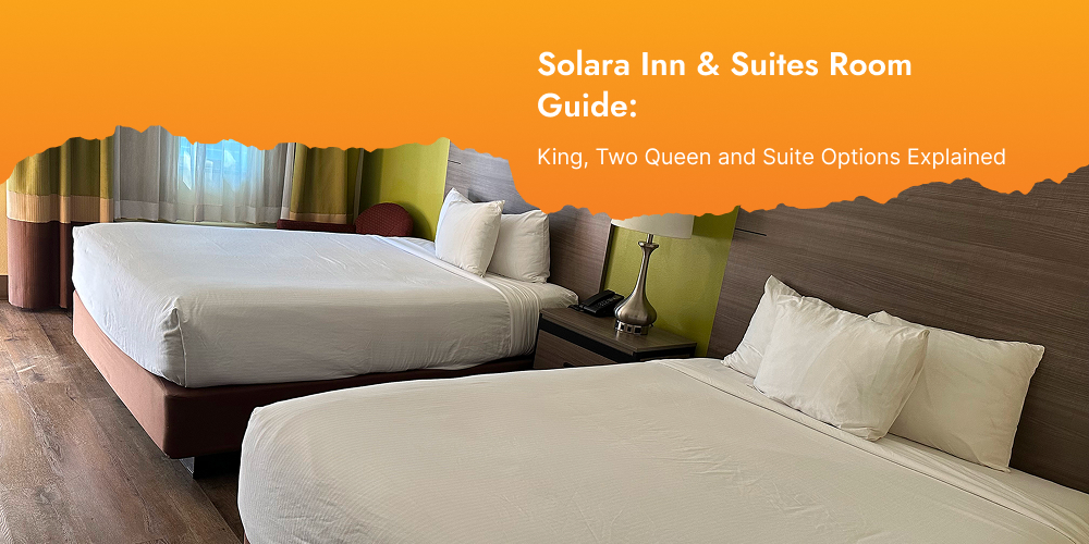 Solara Inn and Suites hotel rooms in Anaheim CA king two queen suite options near Disneyland and attractions